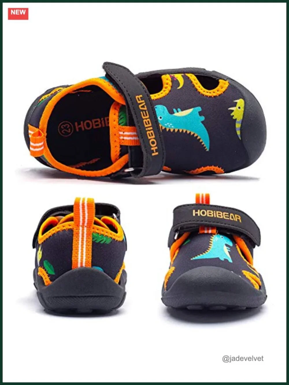 Quick-Dry Water Shoes with Hook-and-Loop Closure